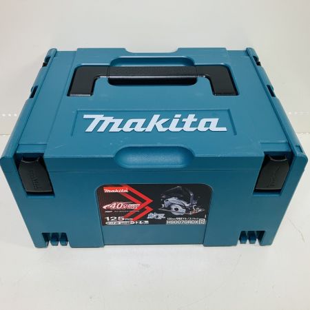 ЗЗ MAKITA マキタ 40V 125mm 丸のこ 充電器 バッテリー×2 ケース付 HS007GRDX ブラック