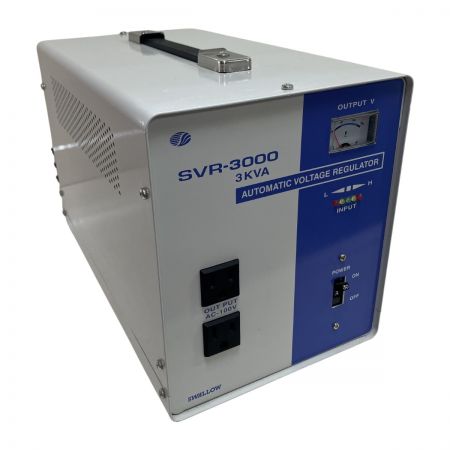 ЗЗ Swallow スワロー 100v 容量3.0kVA 交流定電圧電源装置 SVR-3000 ホワイト