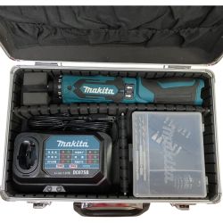 ЗЗ MAKITA マキタ 7.2v 充電式ペンドライバドリル バッテリーx2 充電器 ケース付 DF012DSHX ブルー Aランク