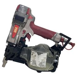 ЗЗ MAX マックス 65mm 高圧 エア釘打ち機 コンタクトノーズ2.1-2.5付 HN-65 レッド Cランク