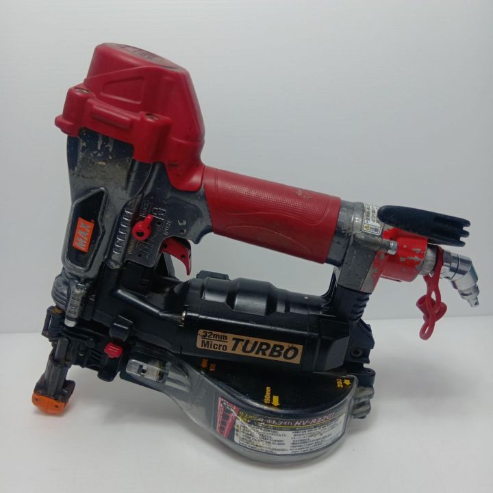 MAX マックス 32mm 高圧 ねじ打ち機 本体のみ HV-R32G1 レッド - 中古 