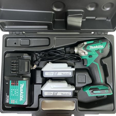 ЗЗ MAKITA マキタ 18v インパクトドライバ バッテリーx2 充電器 ケース付 MTD002D グリーン