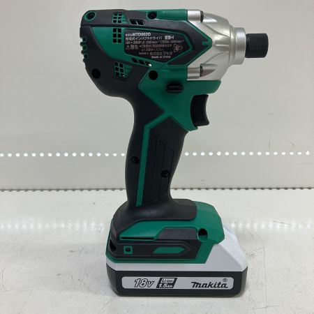 ЗЗ MAKITA マキタ 18v インパクトドライバ バッテリーx2 充電器 ケース付 MTD002D グリーン