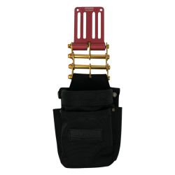 ЗЗ KNICKS コーデュラバリスティック 腰袋 ベルトループ チェーン金具付 BA-201VADX ブラック Bランク