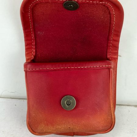 ЗЗ KNICKS ニックス ヌメ革小物ポーチ 本体のみ KNS-100BOX レッド