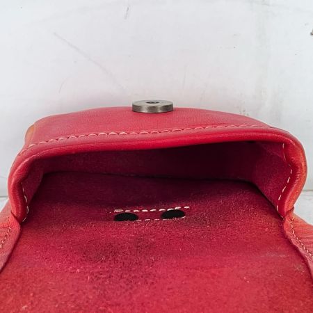 ЗЗ KNICKS ニックス ヌメ革小物ポーチ 本体のみ KNS-100BOX レッド