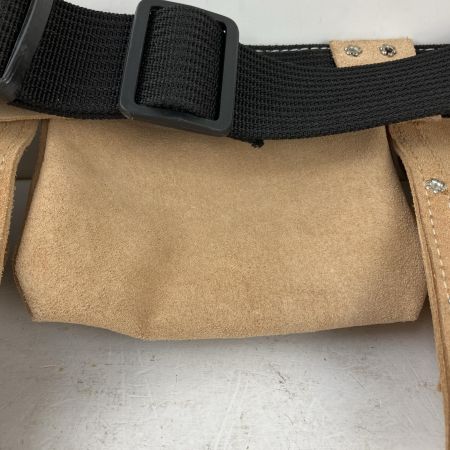 ЗЗ KNICKS 2×2ポケットレザー ツールバック釘袋 KCA-9502 キャメル