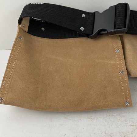 ЗЗ KNICKS 2×2ポケットレザー ツールバック釘袋 KCA-9502 キャメル