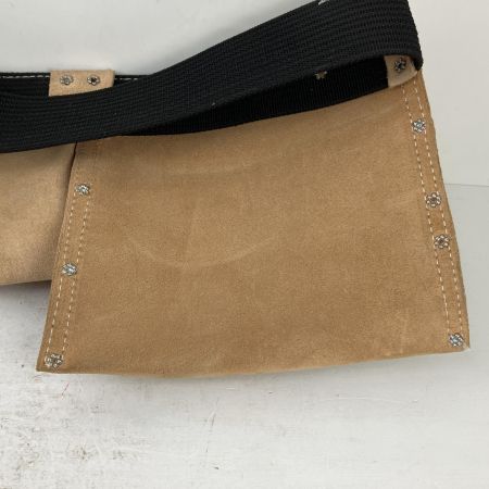 ЗЗ KNICKS 2×2ポケットレザー ツールバック釘袋 KCA-9502 キャメル