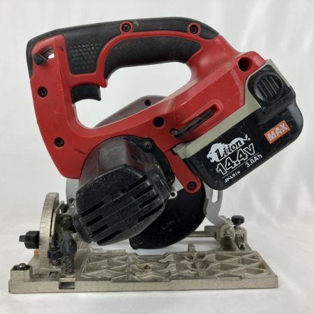 ЗЗ MAX マックス 14.4v 125mm 充電式丸のこ バッテリーx1付 PJ-CS51 レッド