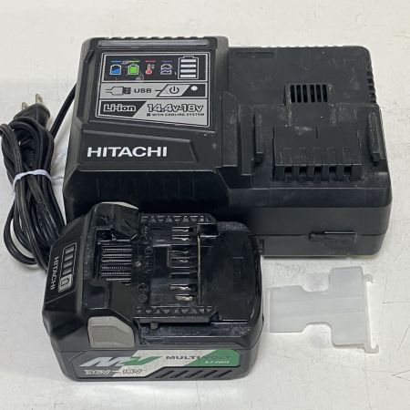 ЗЗ HITACHI 日立 36V インパクトドライバ バッテリー×1 充電器 ケース付 WH36DA グリーン