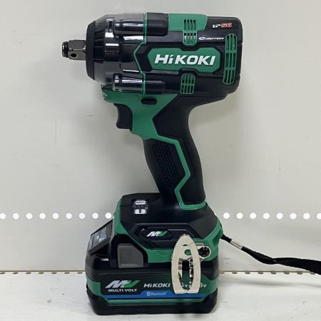 ЗЗ HiKOKI ハイコーキ 36V 充電式インパクトレンチ 充電器 バッテリー×2 ケース付 WR36DH グリーン×ブラック