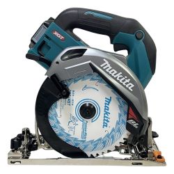 ЗЗ MAKITA マキタ 165mm 40V 充電式丸のこ 鮫肌 充電器 バッテリー×2 ケース付 HS002G ブルー Sランク
