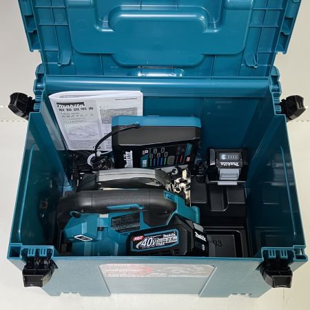 ЗЗ MAKITA マキタ 165mm 40V 充電式丸のこ 鮫肌 充電器 バッテリー×2 ケース付 HS002G ブルー