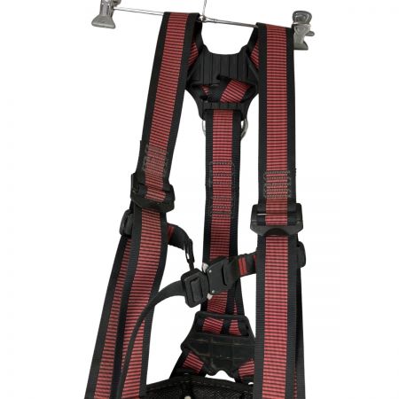 ЗЗ TAJIMA タジマ Lサイズ フルハーネス型安全帯 安全帯 墜落防止用器具 サポーター・ベルト付 レッド