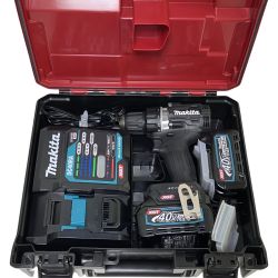 ЗЗ MAKITA マキタ 40V 充電式ドライバドリル 充電器 バッテリー×2 ケース付 DF002G ブラック Sランク