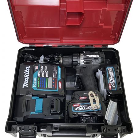  MAKITA マキタ 40V 充電式ドライバドリル 充電器 バッテリー×2 ケース付 DF002G ブラック