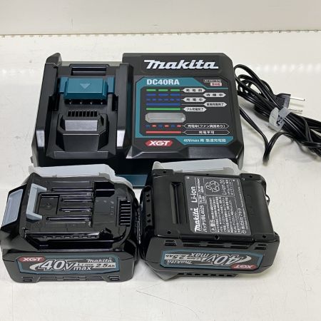 ЗЗ MAKITA マキタ 40V 充電式ドライバドリル 充電器 バッテリー×2 ケース付 DF002G ブラック
