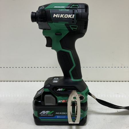  HiKOKI ハイコーキ 36v インパクトドライバ バッテリーx2 充電器 ケース付 WH36DD グリーン