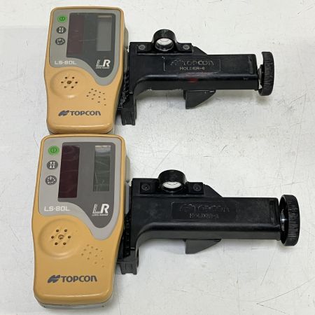 ЗЗ TOPCON 単一電池×4 ローティングレーザー 受光器×2 ケース付 ※校正歴不明 RL-H5A イエロー
