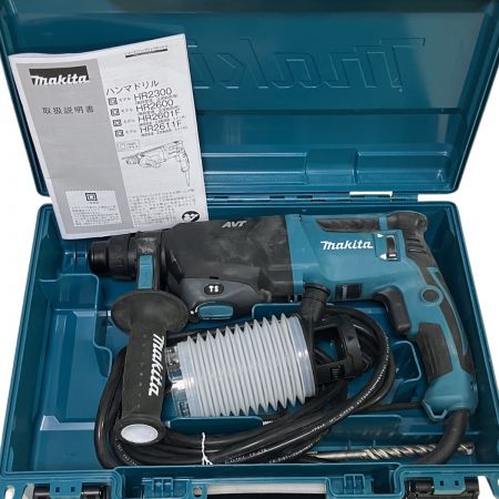 ЗЗ MAKITA マキタ 100V 26mm ハンマドリル ダストカップ ケース付 HR2601F ブルー