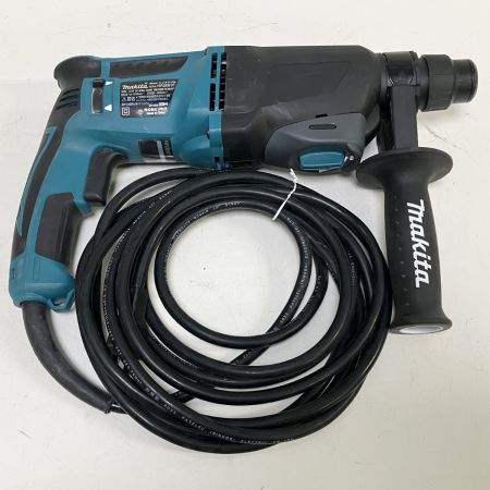 ЗЗ MAKITA マキタ 100V 26mm ハンマドリル ダストカップ ケース付 HR2601F ブルー