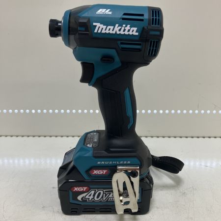 ЗЗ MAKITA マキタ 40v インパクトドライバ バッテリーx2 充電器 ケース付 TD003GRAX ブルー