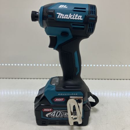 ЗЗ MAKITA マキタ (2) 40v インパクトドライバ バッテリーx2 充電器 ケース付 TD003GRAX ブルー