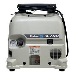 ЗЗ MAKITA マキタ 100V 常圧 コンプレッサー ストラップ 取説付 AC700 アイボリー Bランク
