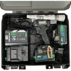 ЗЗ HiKOKI ハイコーキ 36v インパクトドライバ バッテリーx2 充電器 ケース付 WH36DD ブラック Sランク