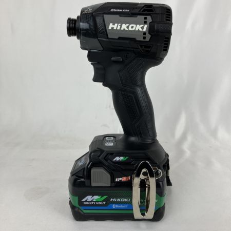  HiKOKI ハイコーキ 36v インパクトドライバ バッテリーx2 充電器 ケース付 WH36DD ブラック