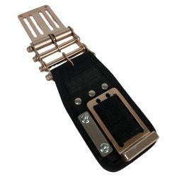 ЗЗ KNICKS フック付電工用プレート カラビナホルダー付 KC-SE ALU-IPG ALU-15-PG ALU-3 ブラック Bランク