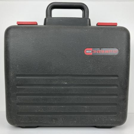 ЗЗ MAX マックス 57mm 常圧 エアタッカ 取説 ケース付 TA-557B レッド