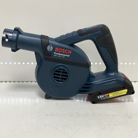 ЗЗ BOSCH ボッシュ 18V ブロワ 充電器 バッテリー×1 ノズル 外箱付 GBL18V-120 ネイビー