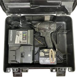 HITACHI 日立 14.4v インパクトドライバ バッテリーx1 充電器 ケース付 ブラック Cランク
