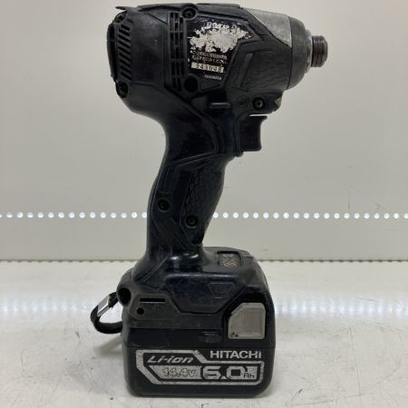 HITACHI 日立 14.4v インパクトドライバ バッテリーx1 充電器 ケース付 ブラック