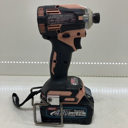 ЗЗ MAKITA マキタ 40v インパクトドライバ バッテリーx2 充電器 ケース付 TD001G フレッシュカッパー