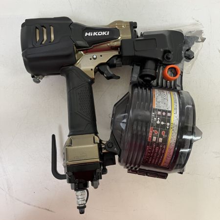 ЗЗ HiKOKI ハイコーキ 75mm 高圧 エア釘打ち機 ケース付 NV75HR2 ゴールド×ブラック