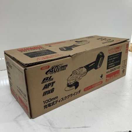 ЗЗ MAKITA マキタ 40v 100mm 充電式ディスクグラインダー 取説 外箱付 GA001G ブルー