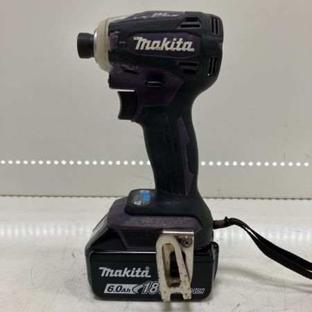 ЗЗ MAKITA マキタ 18v インパクトドライバ バッテリーx2 充電器 ケース付 TD172D オーセンティックパープル