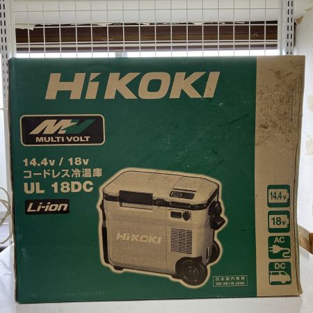 ЗЗ HiKOKI ハイコーキ 14.4v/18v 25L コードレス冷温庫 ACアダプタ DCアダプタ付 UL18DC ベージュ