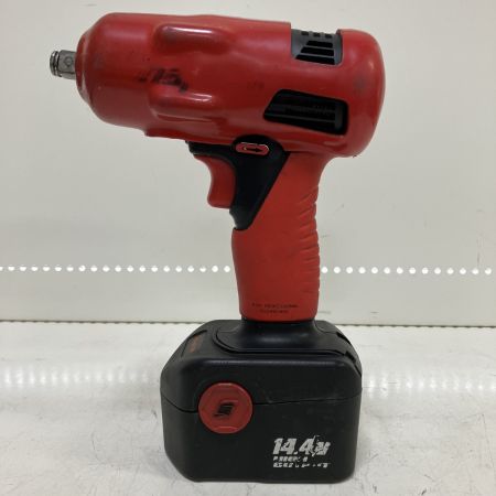 ЗЗ Snap-on スナップオン 14.4v インパクトレンチ バッテリーx1 充電器 ケース付 CTJ4450A レッド