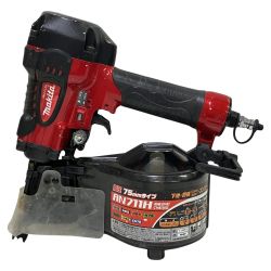 ЗЗ MAKITA マキタ 75mm 高圧 エア釘打ち機 本体のみ AN711H レッド Cランク