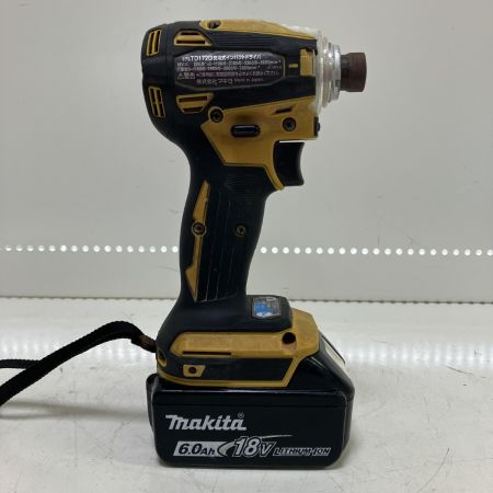 ЗЗ MAKITA マキタ 18v インパクトドライバ バッテリーx２ 充電器 ケース付 TD172DGXFY フレッシュイエロー