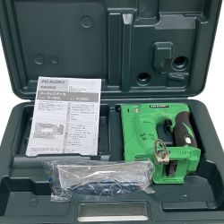 ЗЗ HiKOKI ハイコーキ 13mm 18V 電動タッカ 保護メガネ 取説 ケース付 N18DSL グリーン Cランク