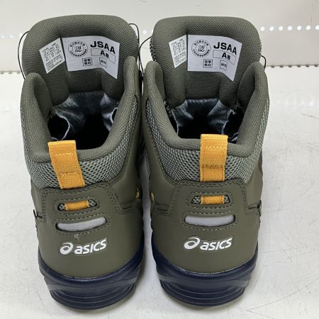  asics アシックス 27.0cm 安全靴 JSAA規格 外箱付 WINJOB CP604 G-TX BOA オリーブ