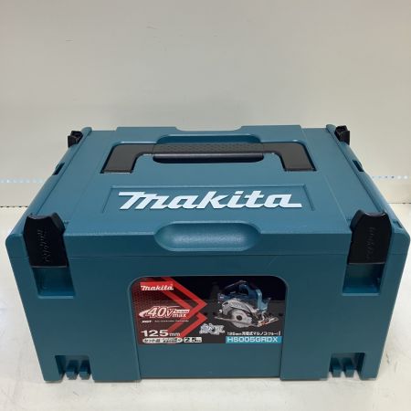 ЗЗ MAKITA マキタ 40v 125mm 充電式丸のこ バッテリーx2 充電器 ケース付 HS005G ブルー
