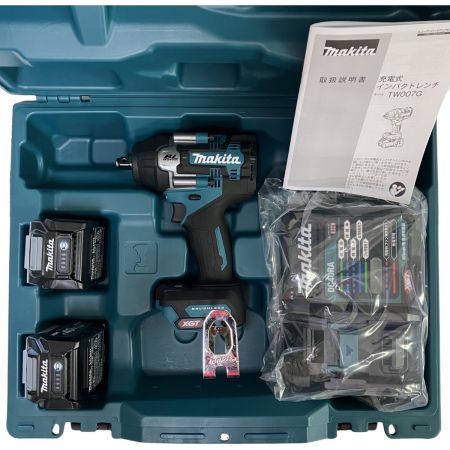 ЗЗ MAKITA マキタ 40v インパクトレンチ バッテリーx2 充電器 ケース付 TW007G ブルー