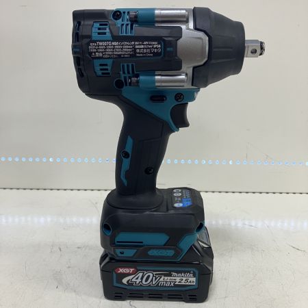 ЗЗ MAKITA マキタ 40v インパクトレンチ バッテリーx2 充電器 ケース付 TW007G ブルー