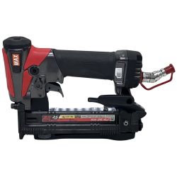 ЗЗ MAX マックス 25mm 高圧 エアタッカ 取説 外箱付 HA-25/4J ブラック×レッド Bランク